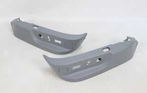 New BMW E39 E38 Gray Drivers Front Seat Switch Lower Trims Covers 1995-2003 OEM