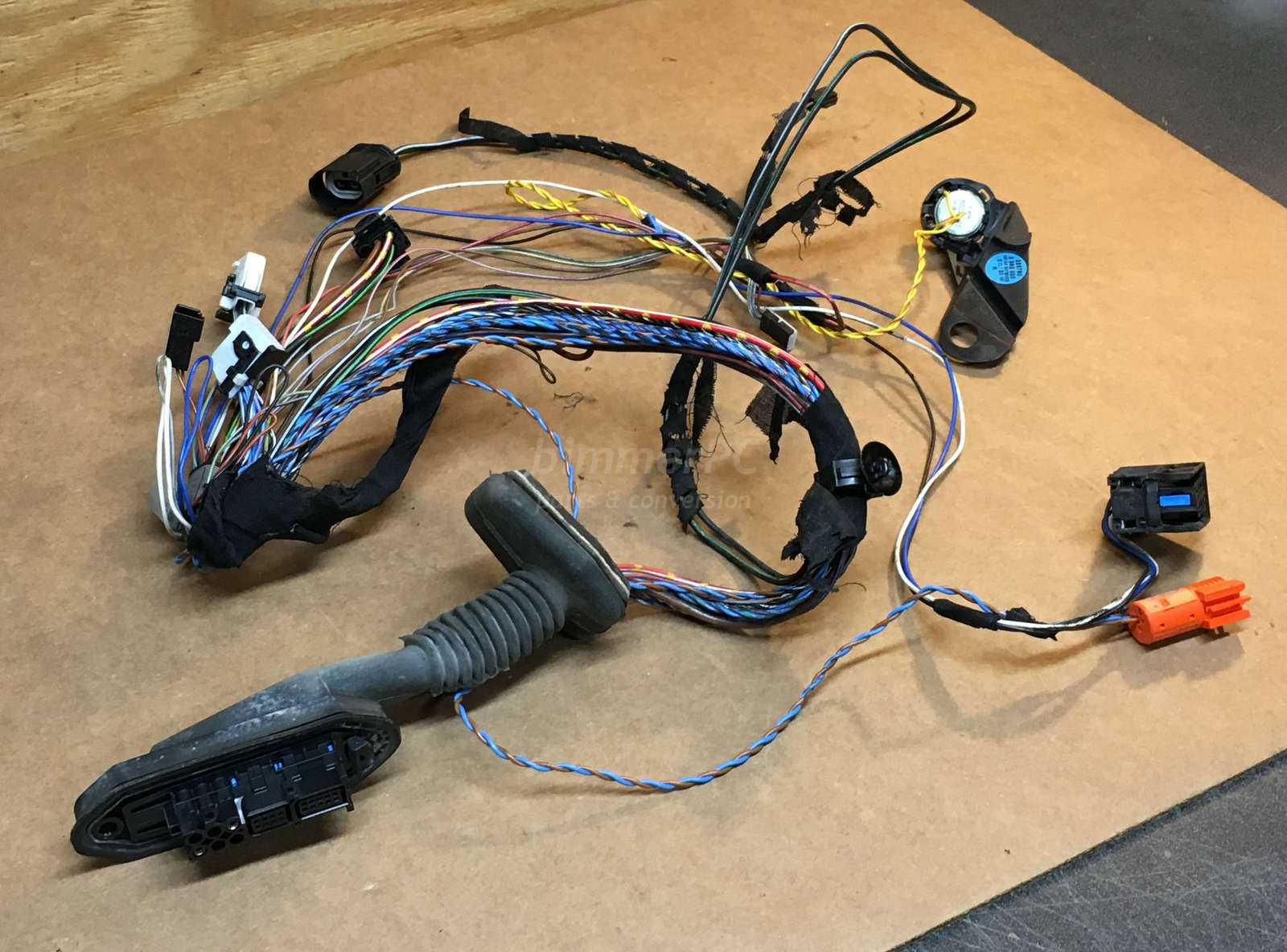 BMW E39 540i Front Right Passengers Door Wiring Harness ... 1997 bmw 528i wiring harness 