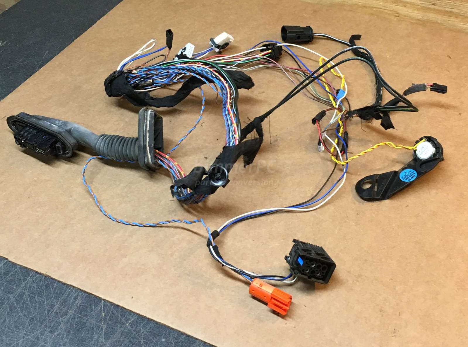 BMW E39 540i Front Right Passengers Door Wiring Harness ... 1997 bmw 528i wiring harness 