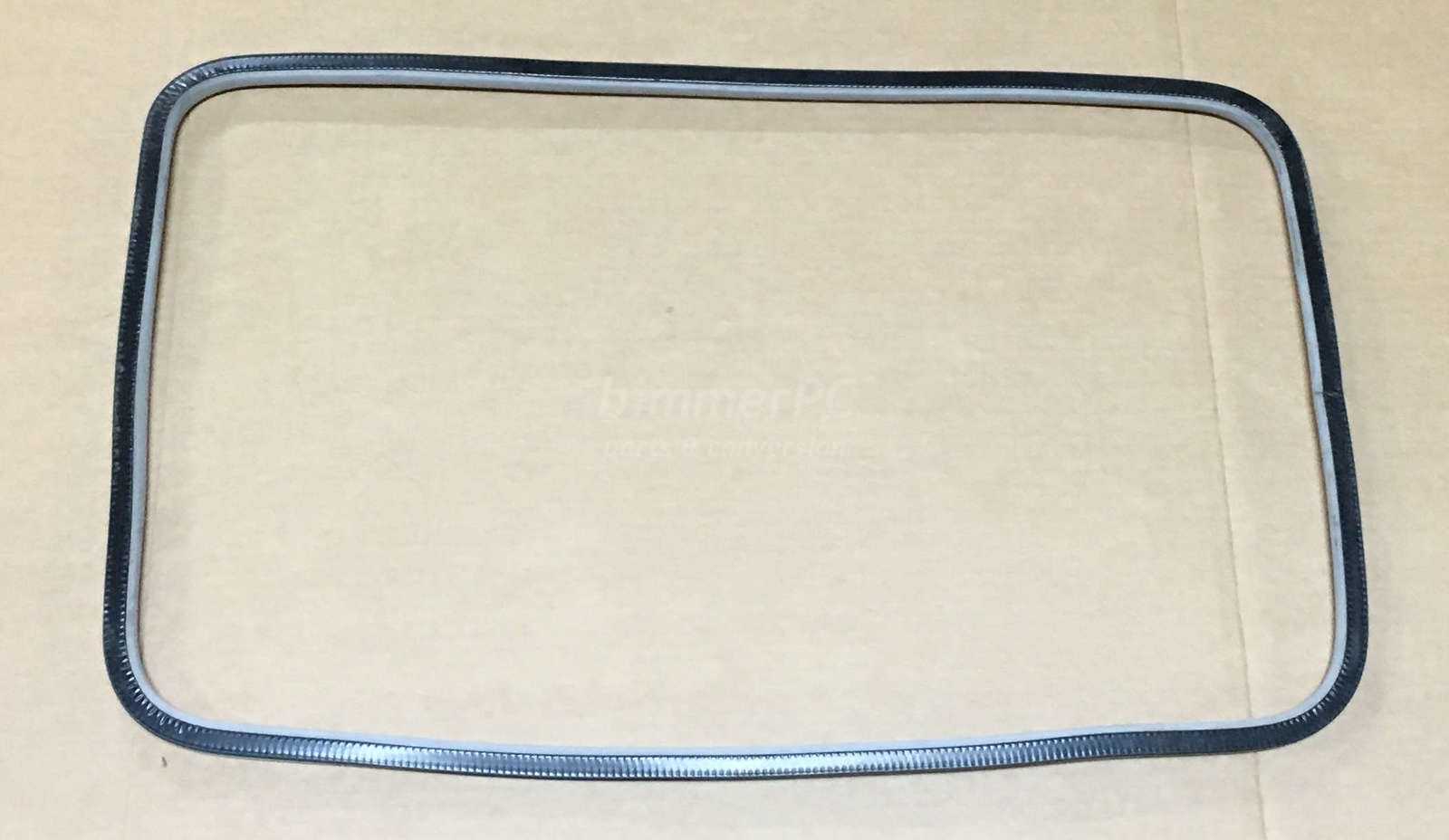 BMW Sunroof Moonroof Headliner Seal Surround Trim Gray E46 325Ci 1999