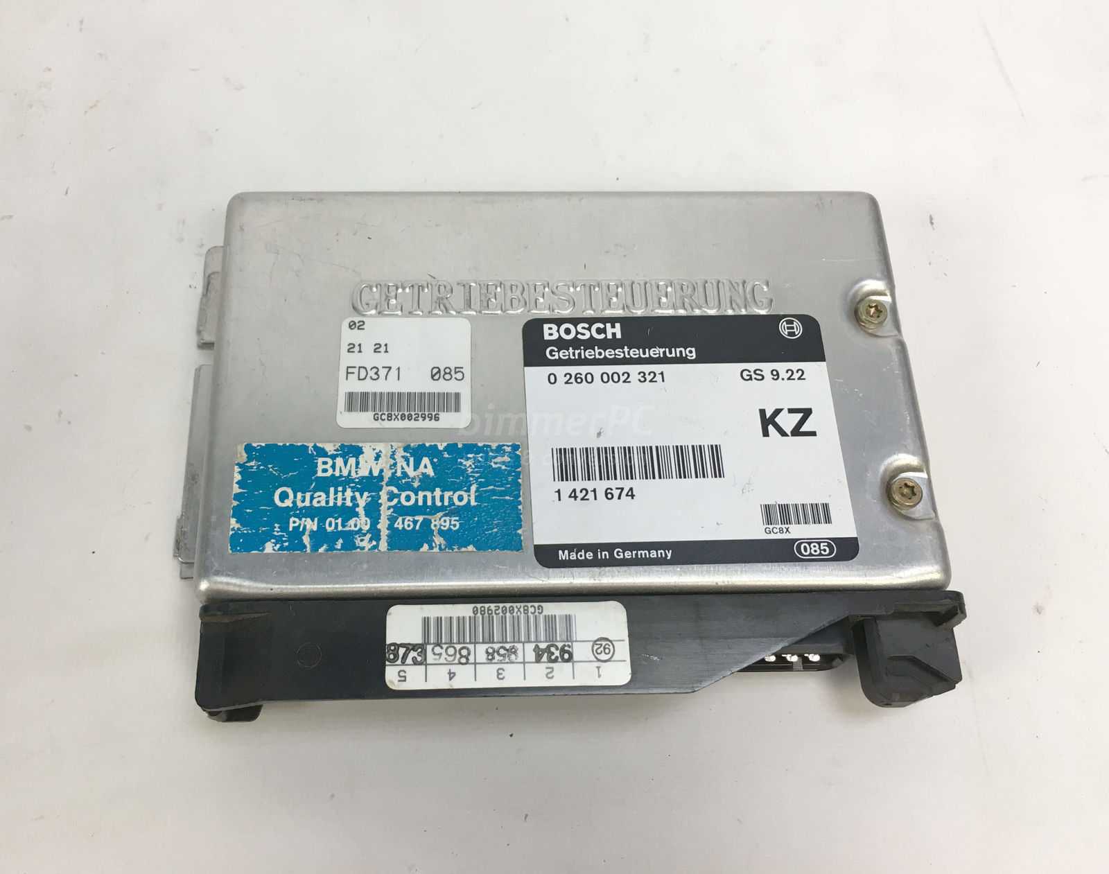 BMW E34 540i E32 Automatic Transmission Control Module Computer Unit