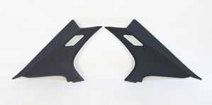 New BMW E46 3-Series Sedan Black C Pillars Lights Trims Set 1999-2005 OEM