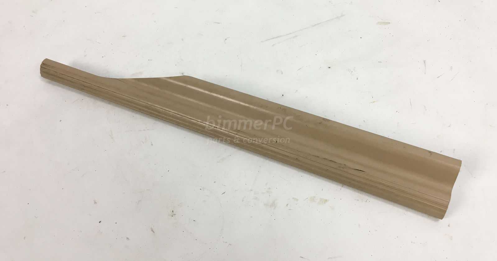 Picture of BMW 51471978492 Natural Tan Right Rear Door Entry Overcenter Sill Edge Trim  E34 Early for sale