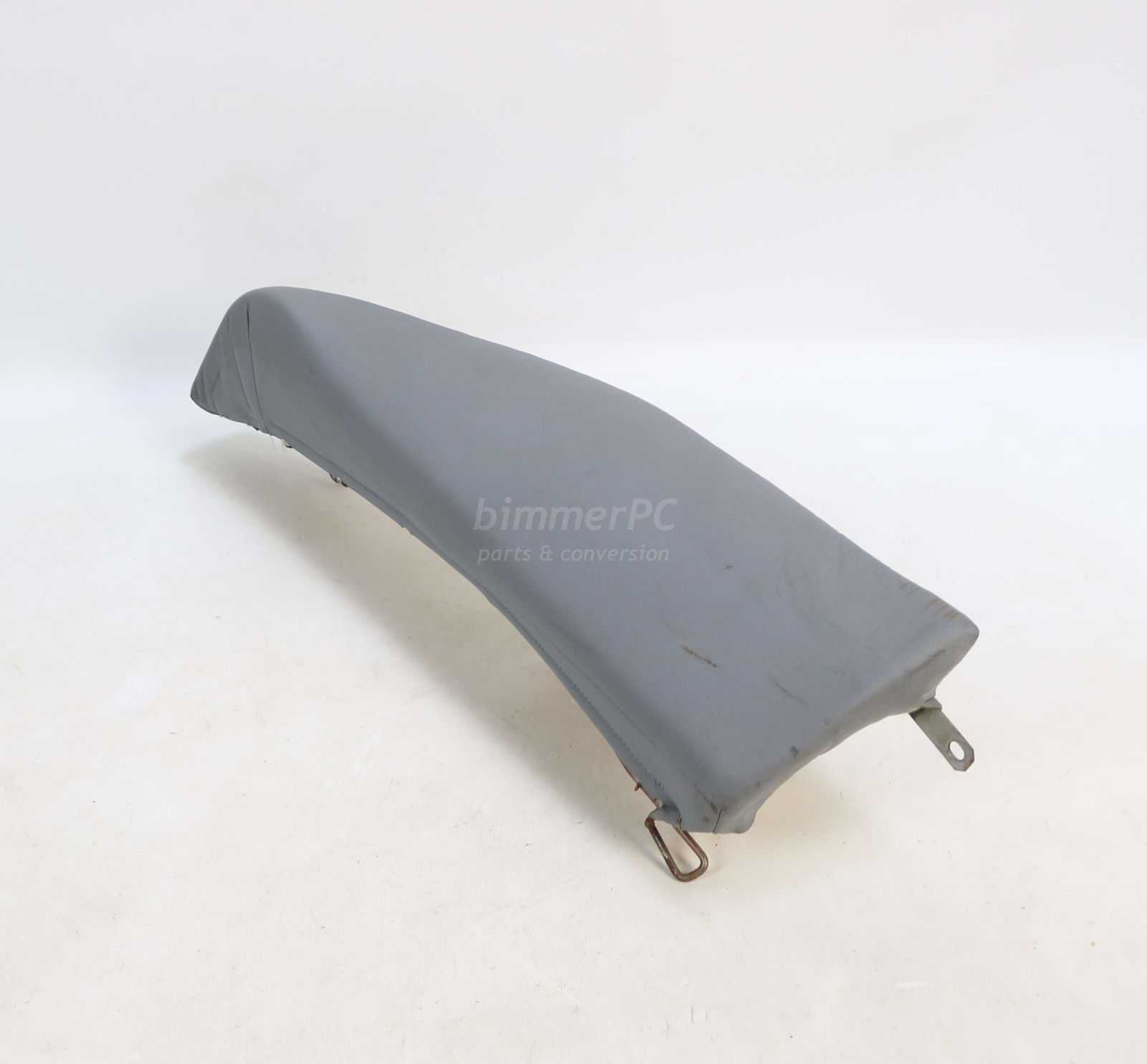 Picture of BMW 52208197289 Left Rear Seat Outer Bolster Cushion Gray Leather E38 750iL for sale