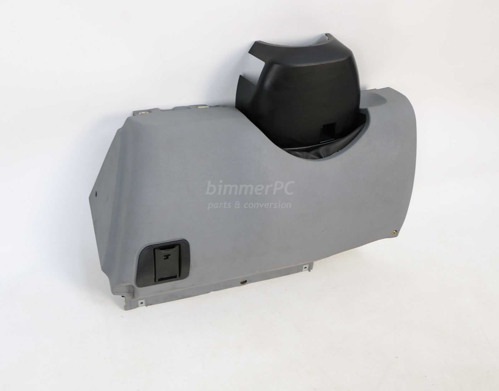 Picture of BMW 51458238837 Gray Drivers Lower Dashboard Knee Bolster Panel Trim Cover E39 Late for sale