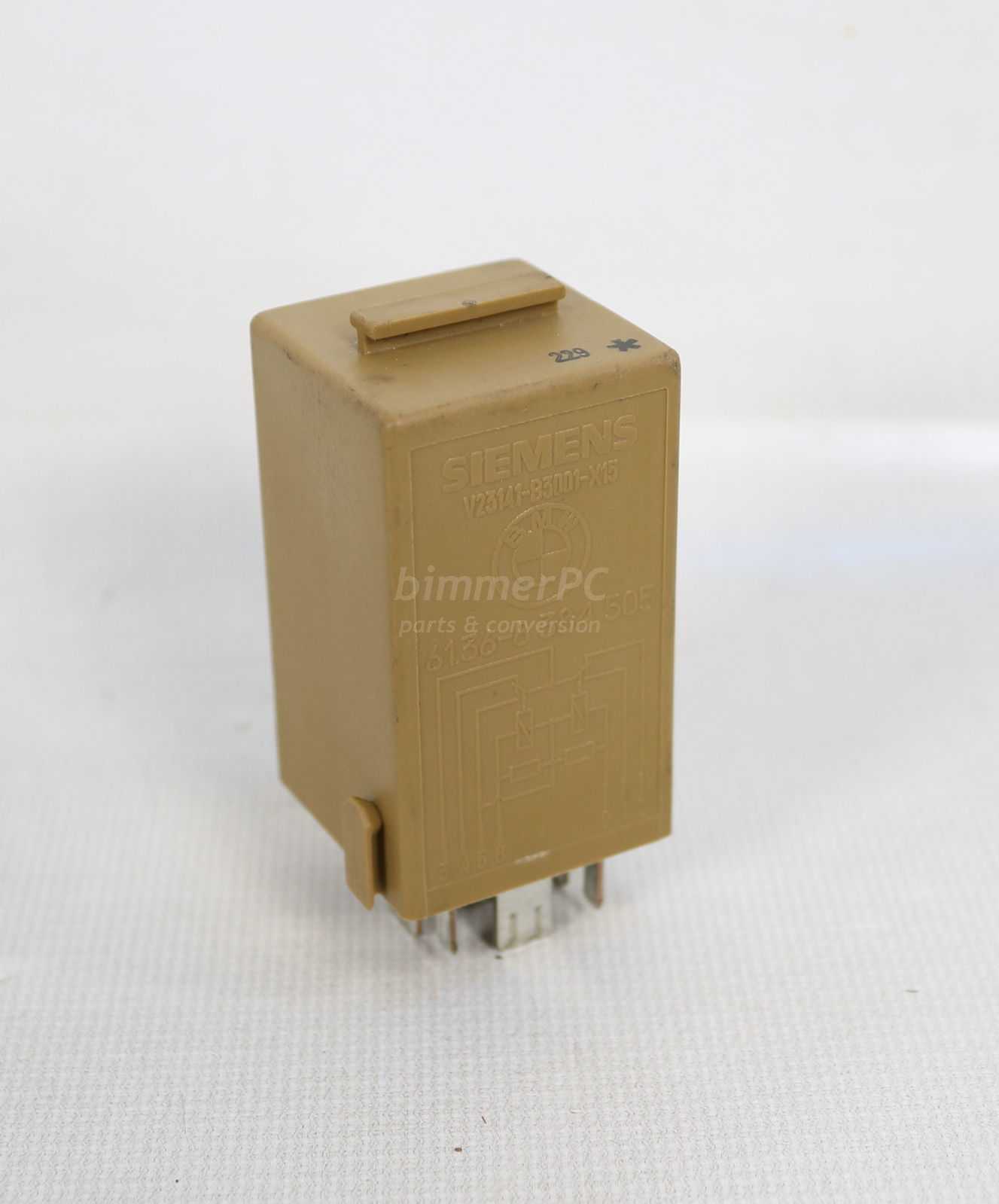 BMW Windshield Wipers Control Relay Brown E46 E39 E38 E60 E63 E83 1996