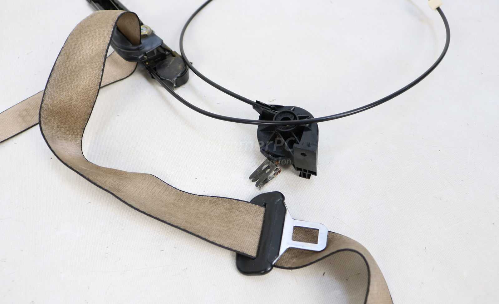 BMW E39 5Series E38 Sand Beige Tan Right Front Seat Belt Adjuster 1995