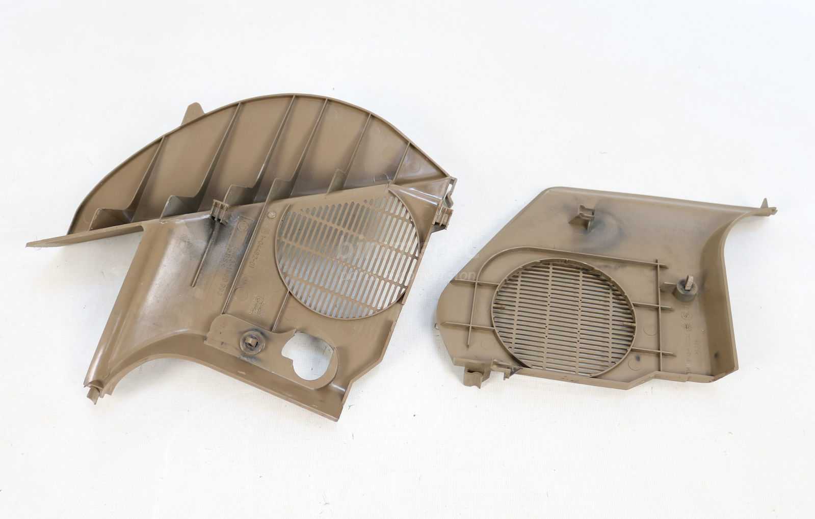 BMW E36 Beige Lower Front Footrest Kick Panels Trims Side Covers 19941998 OEM eBay