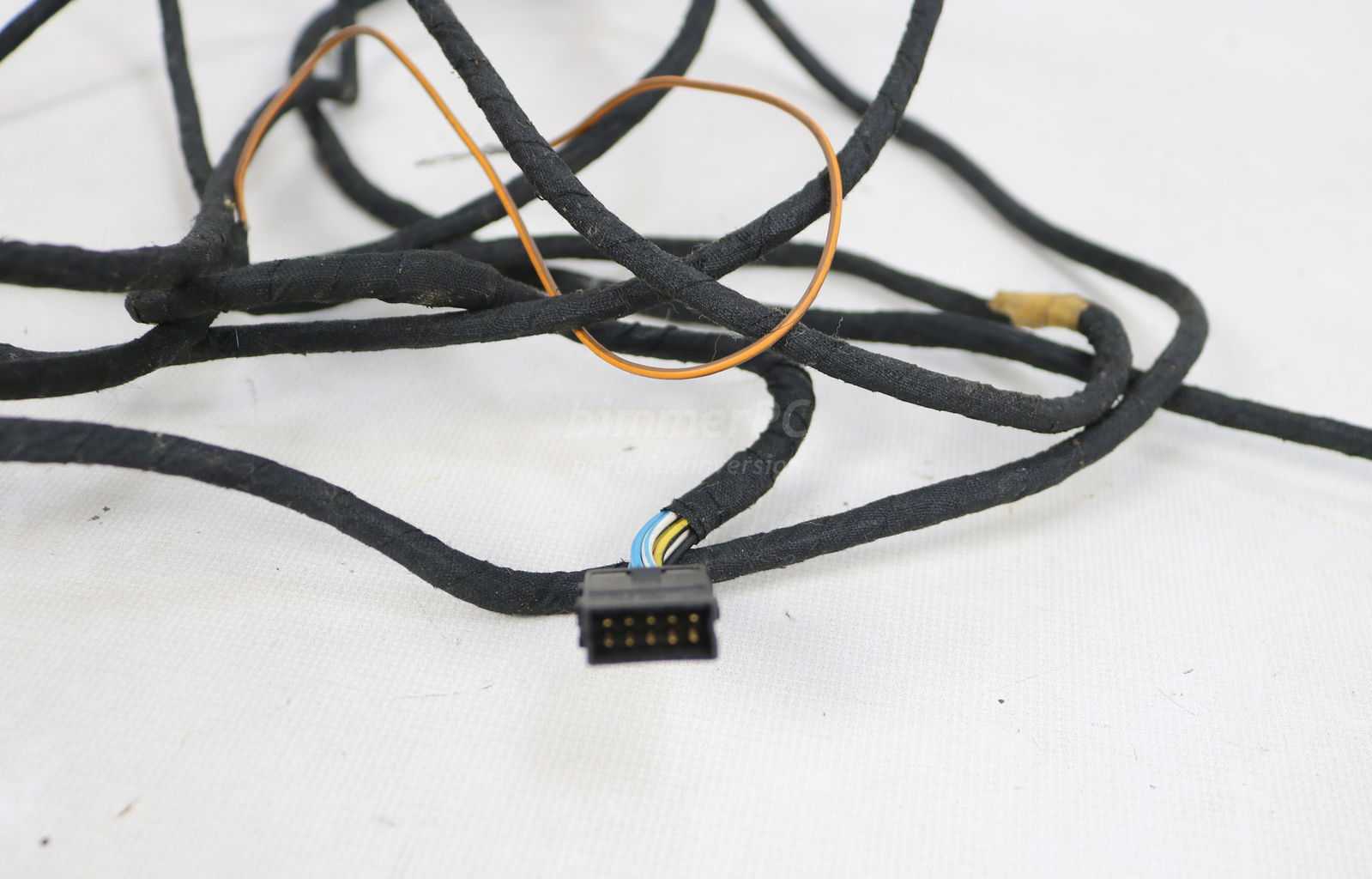 BMW E34 E32 Memory Power Front Seat Mirrors Cable Wiring Harness 1988