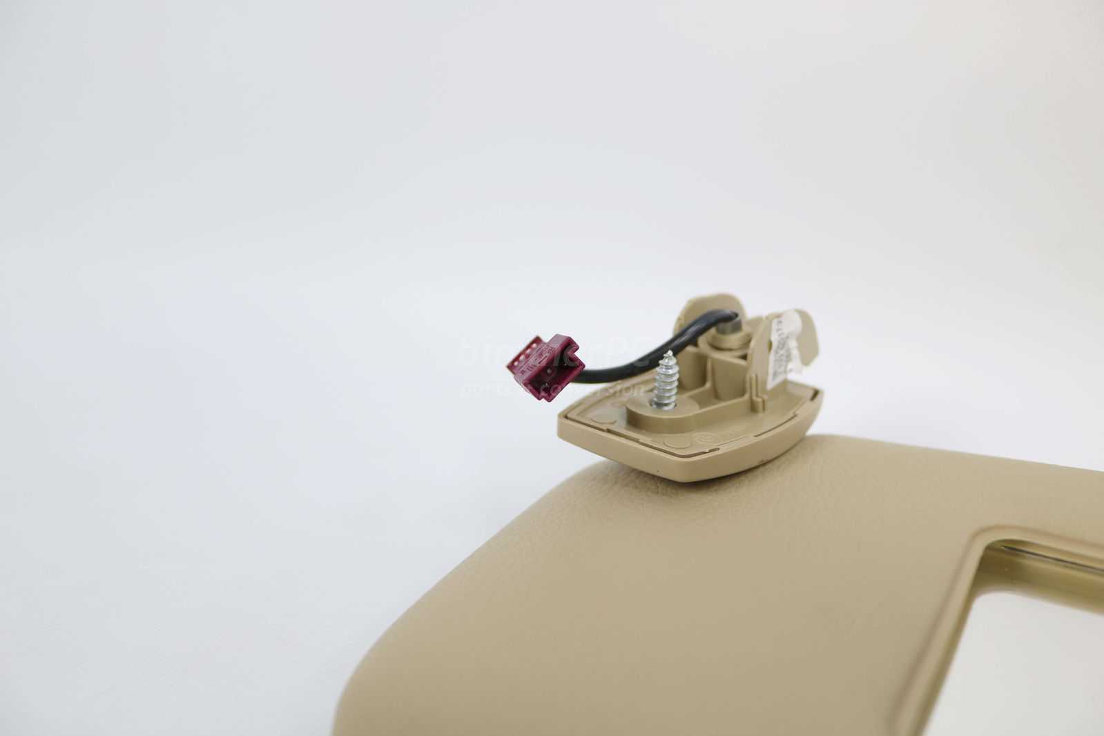 Picture of BMW 51167122869 Drivers Left Front Sun Visor Blind Sand Tan Beige E60 530i 525i 528xi for sale