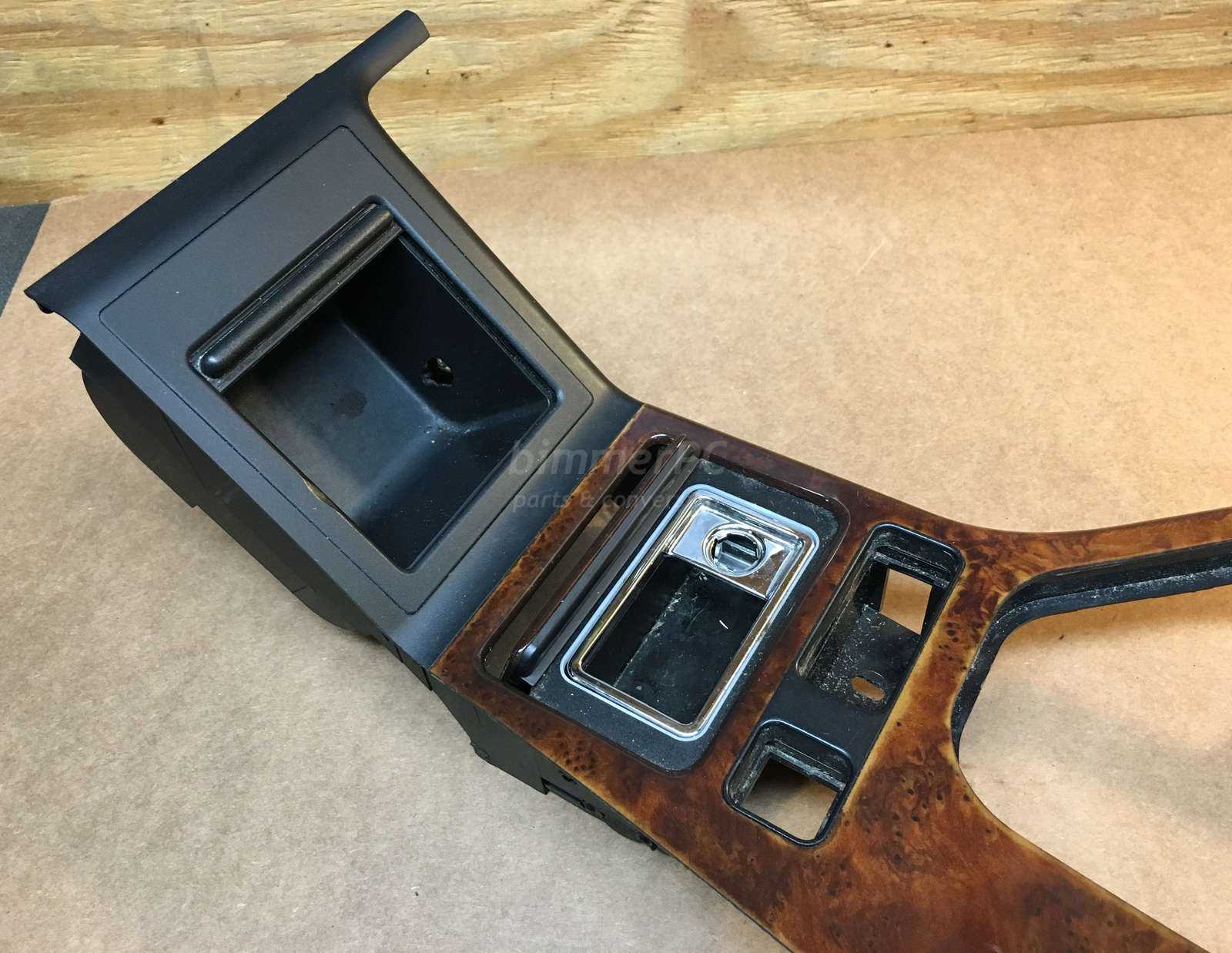 BMW E39 5Series Center Console Shifter Surround Wood Trim 540i 530i
