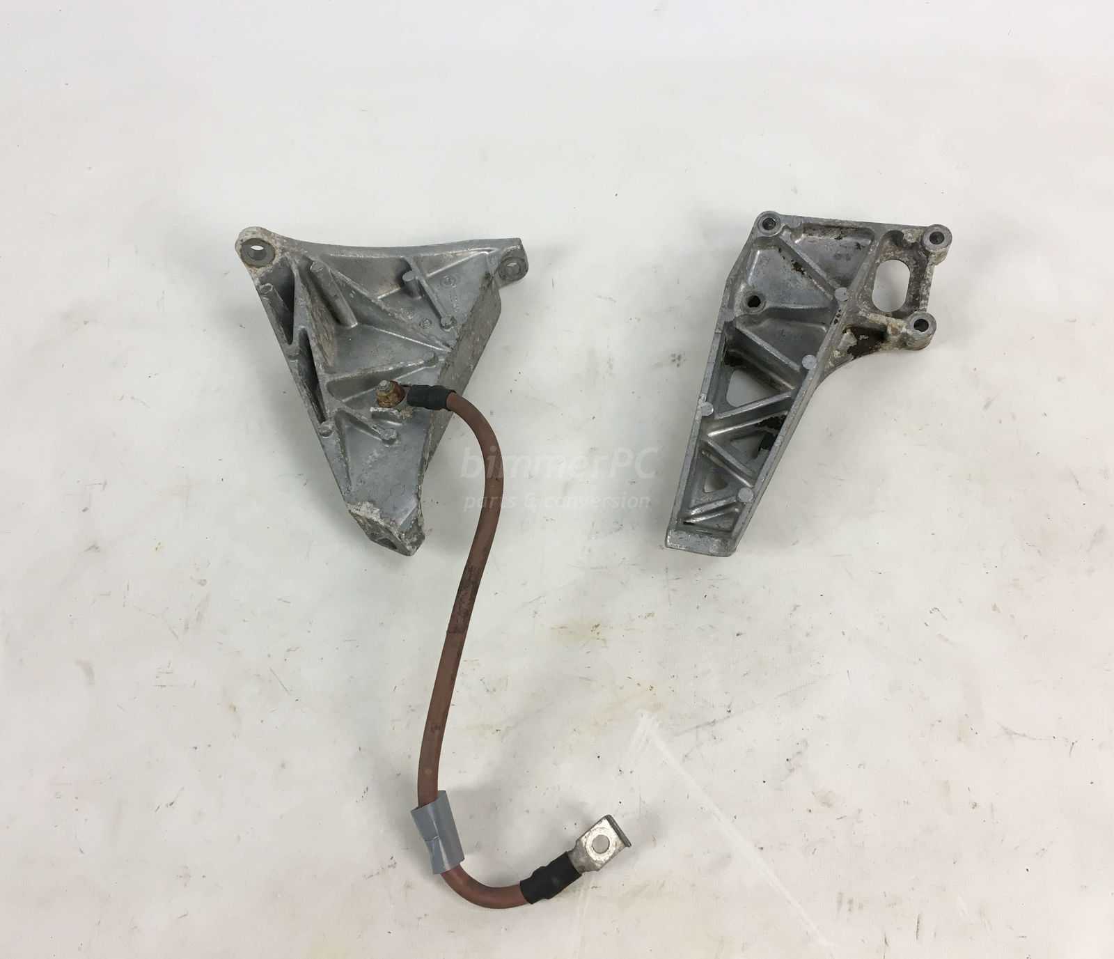 BMW E34 E32 M30 S38 Engine Motor Mounts Arm Bracket Left Right Set 1988