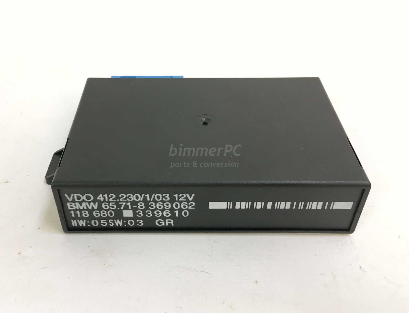 BMW E38 7Series E39 Cruise Control Module Unit Tempomat Computer 19952003 OEM eBay