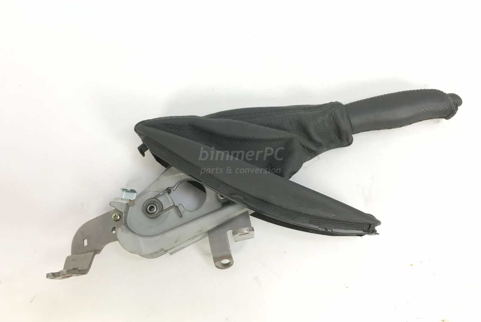 BMW E46 3Series Black Leather Emergency Parking Brake Handle Boot 1999