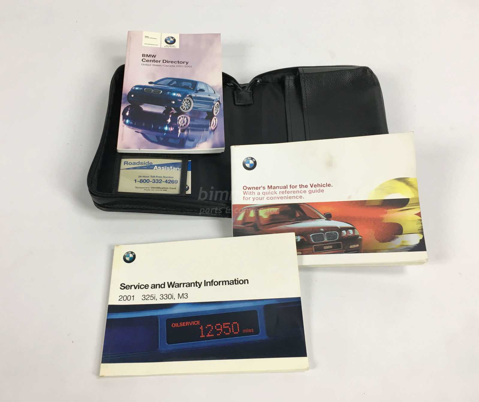 Picture of BMW Owners Manual Set Books Binder E46 Sedan for sale