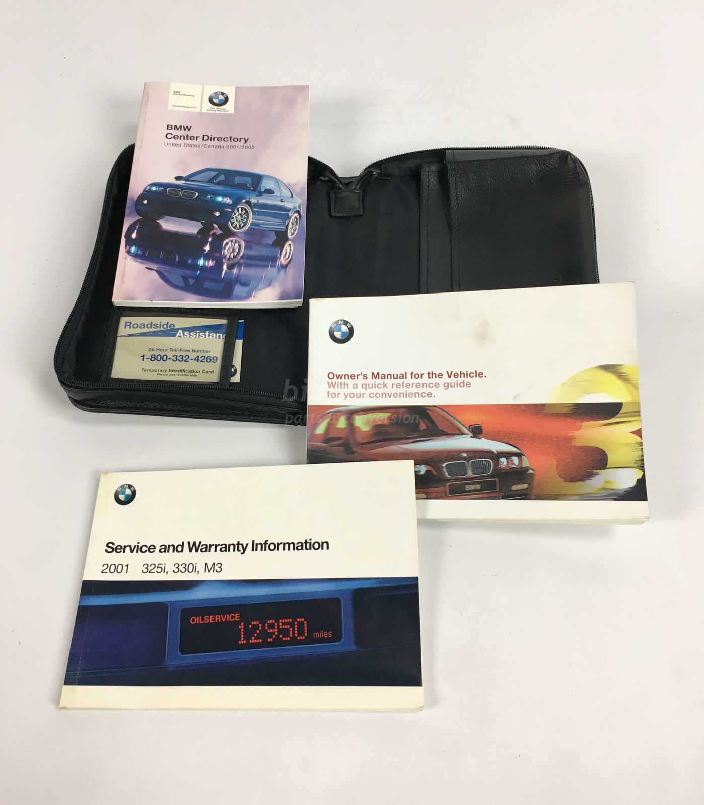 Picture of BMW Owners Manual Set Books Binder E46 Sedan for sale