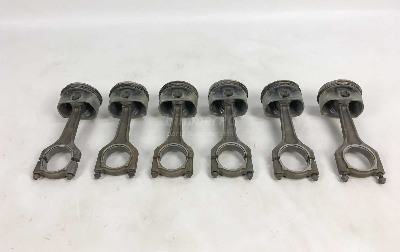 BMW N52 2.5L 3.0L Engine Pistons Connecting Rods Set E90 E60 20052006