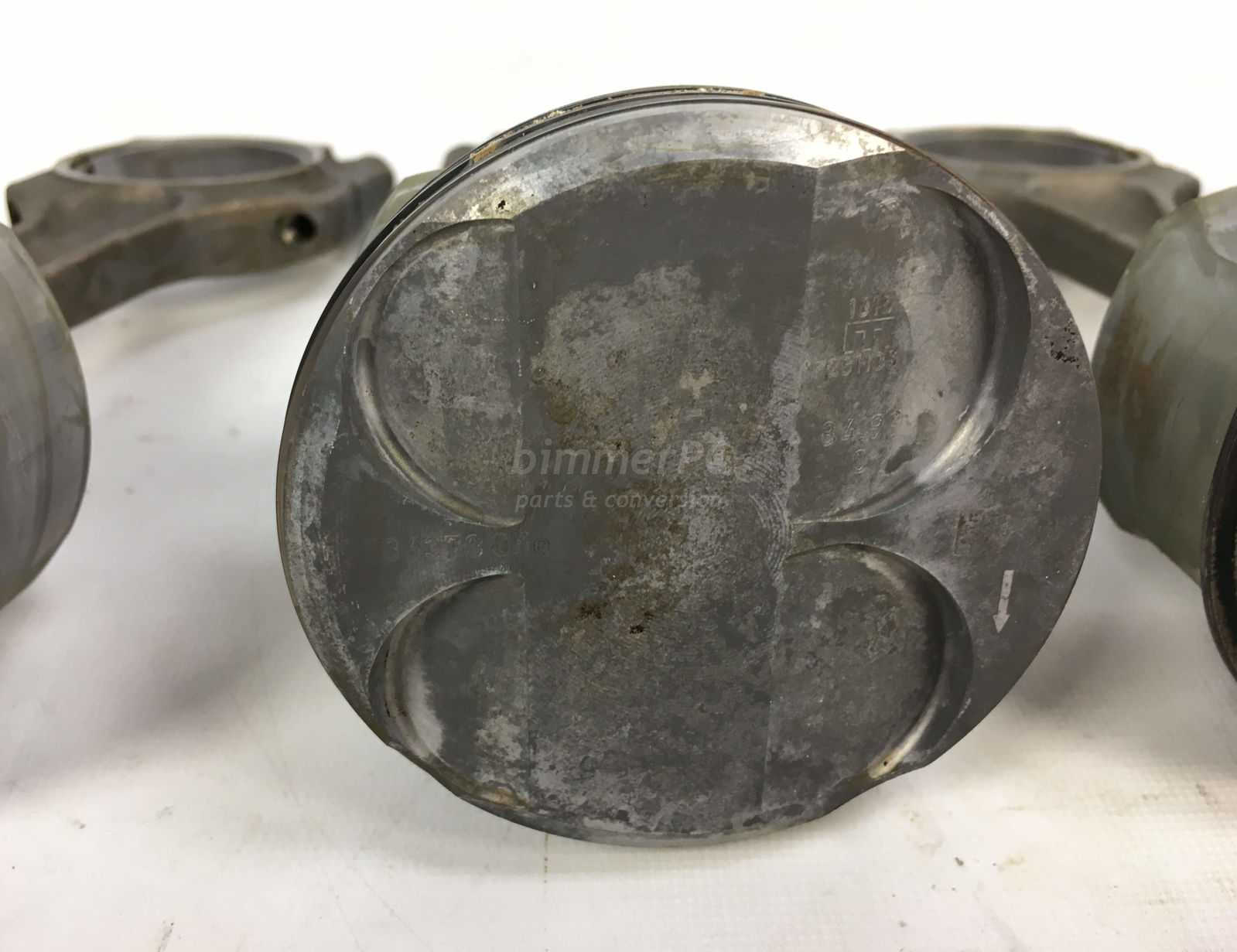 BMW N52 2.5L 3.0L Engine Pistons Connecting Rods Set E90 E60 20052006