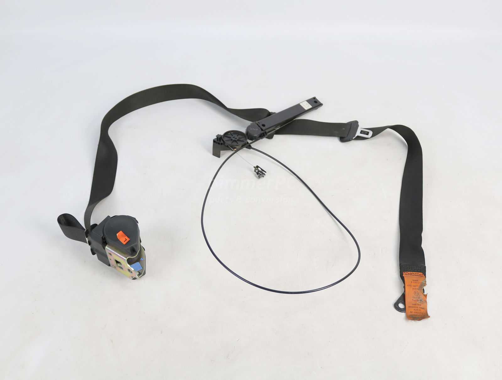 BMW E39 5Series E38 7Series Black Drivers Left Front Seat Belt 1995