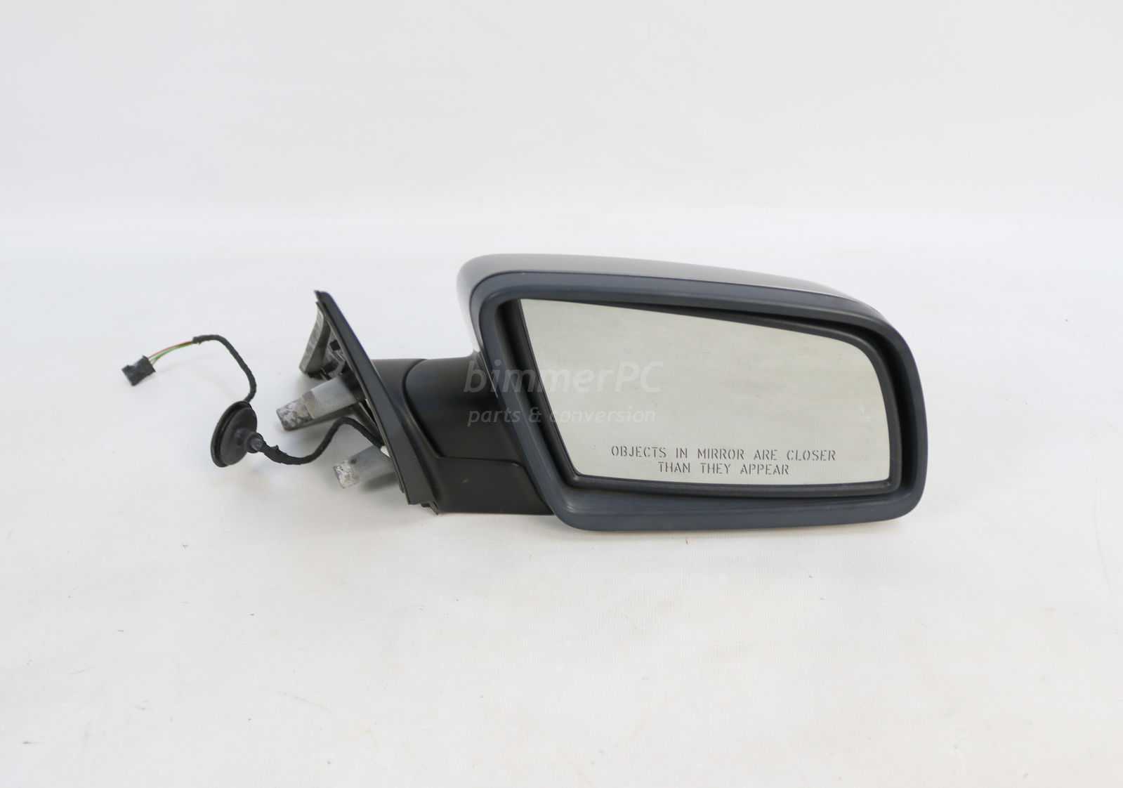 Picture   of BMW 51167189626 Right Passengers Door Mirror Power Folding Light Package Auto Dip E60 LCI Late for sale