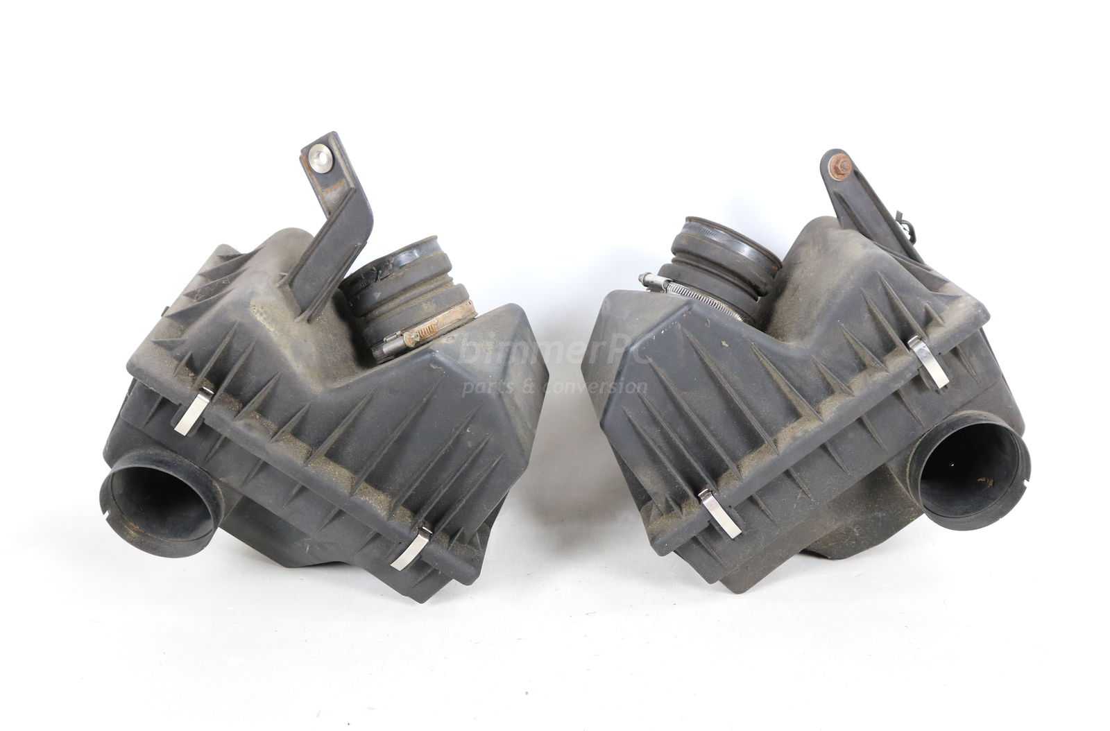 Picture   of BMW  Intake Air Filter Cleaner Housings Boxes Left Right Set M70 V12 E32 750iL for sale