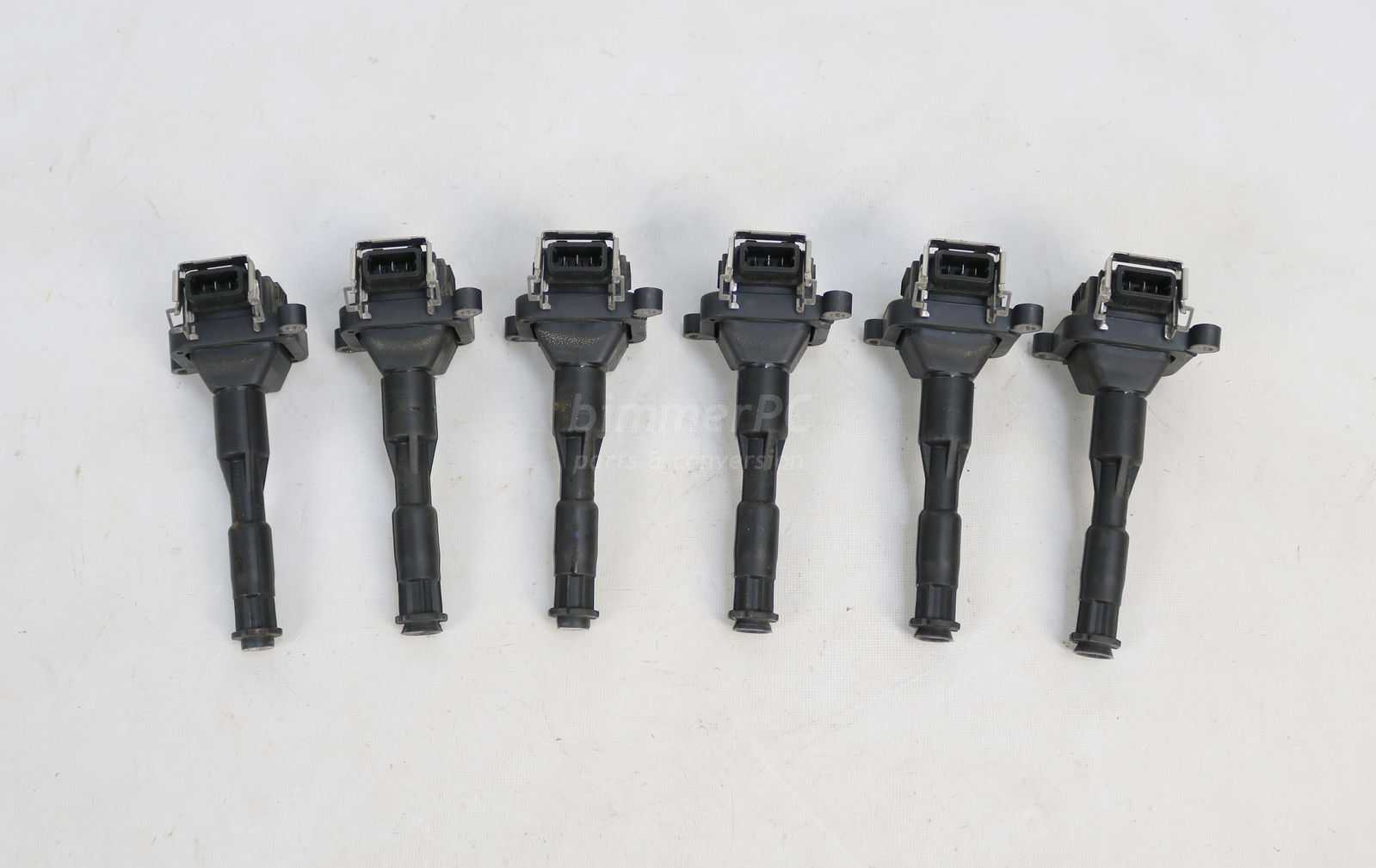 Pino Autoparts 6 Ignition Coils & 6 Spark Plugs Kit For BMW E46 E39 E36 X5 525i 323i & Land Rover – UF354 Compatible