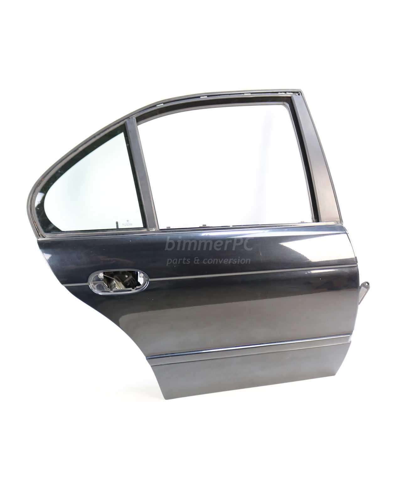 BMW E39 5-Series Sedan Right Rear Passengers Door Black Sapphire