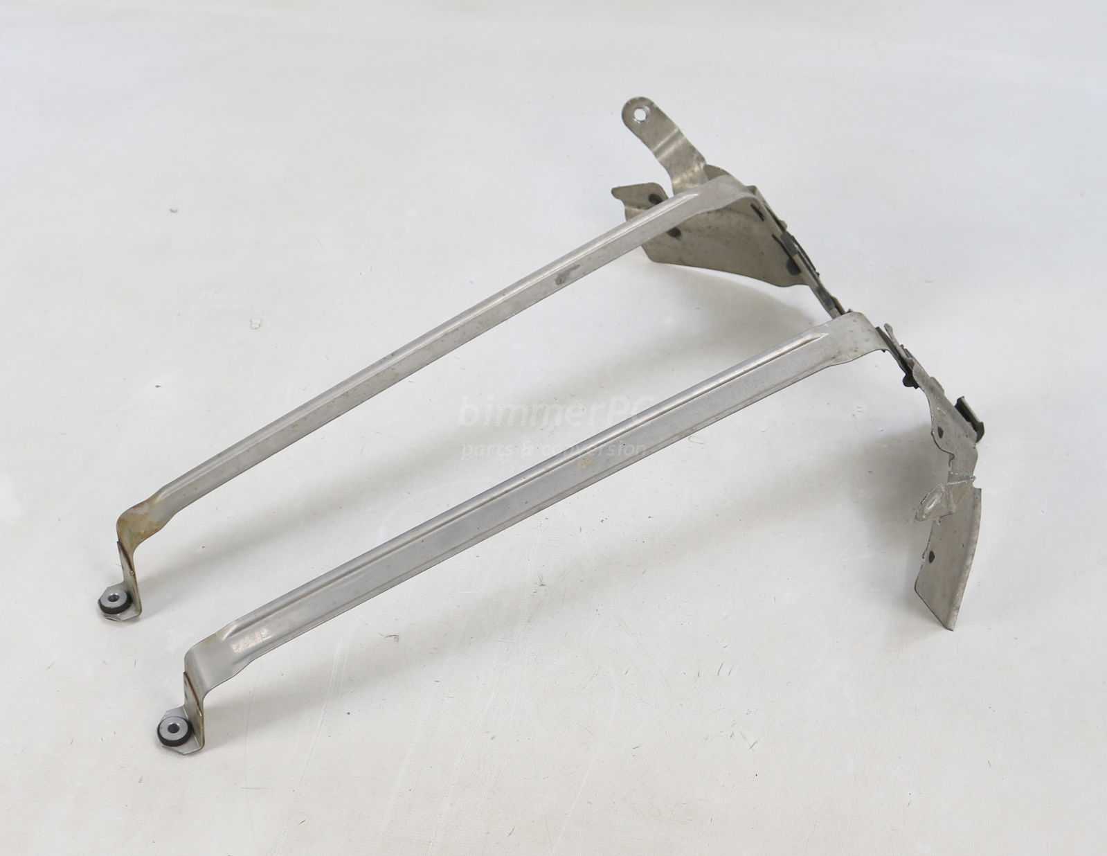 bimmerPC Sales Newsletter Save up to 50% off! We often run promotions and sales, join our mailing list to be notified. of BMW Gas Fuel Tank Mounting Support Straps Set E65 E66 750Li Late for sale