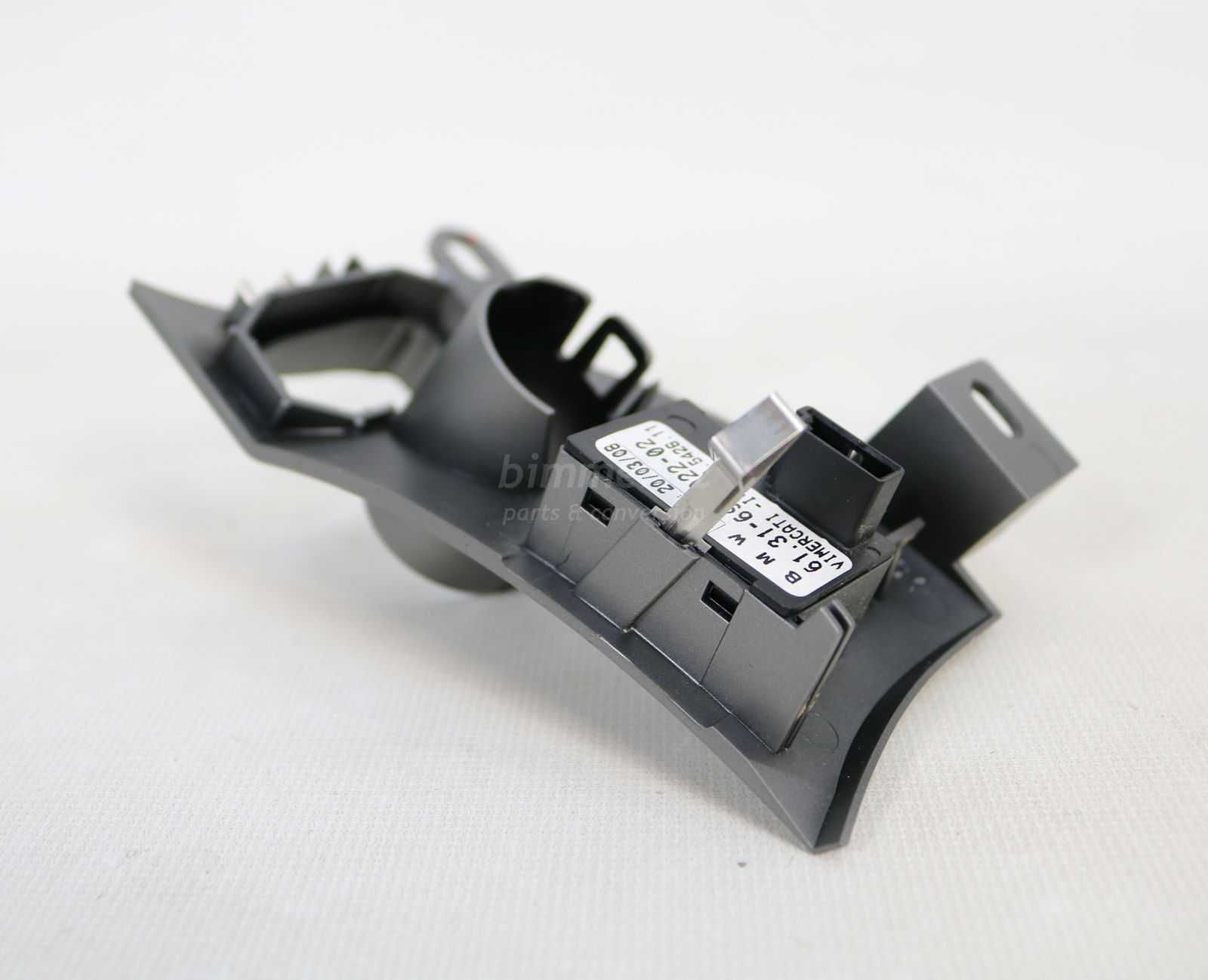 BMW E65 E66 Power Start Button Ignition Key Slot Trim Panel PDC