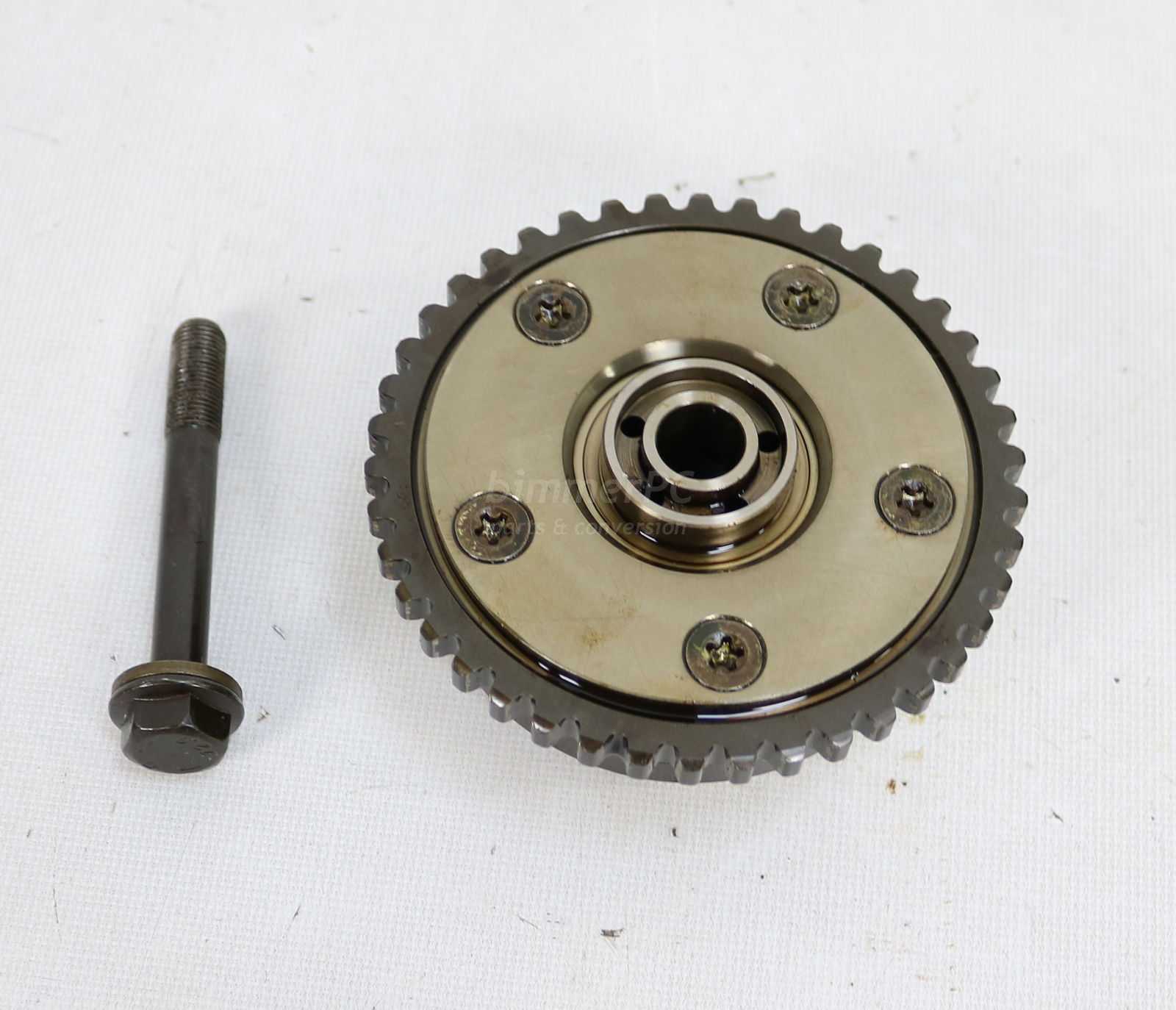 Picture of BMW 11367534718 Vanos Outlet Exhaust Camshaft Adjustment Unit Gear Bank 1 Cyl 1-4 N62 N62n E60 E63 E64 E65 E66 E70 E53 for sale