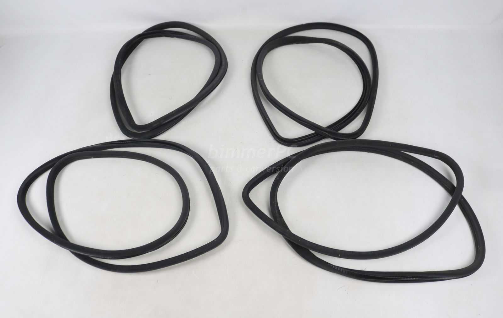 Picture of BMW  Black Door Weather Seals Gaskets Weather Edge Trims E66 for sale