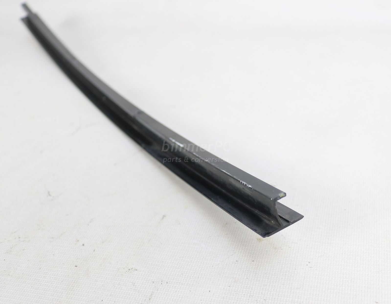 Picture of BMW 51357005103 Left Rear Door Glass Window Metal Guide Channel Trim Gloss Black E65 E66 for sale