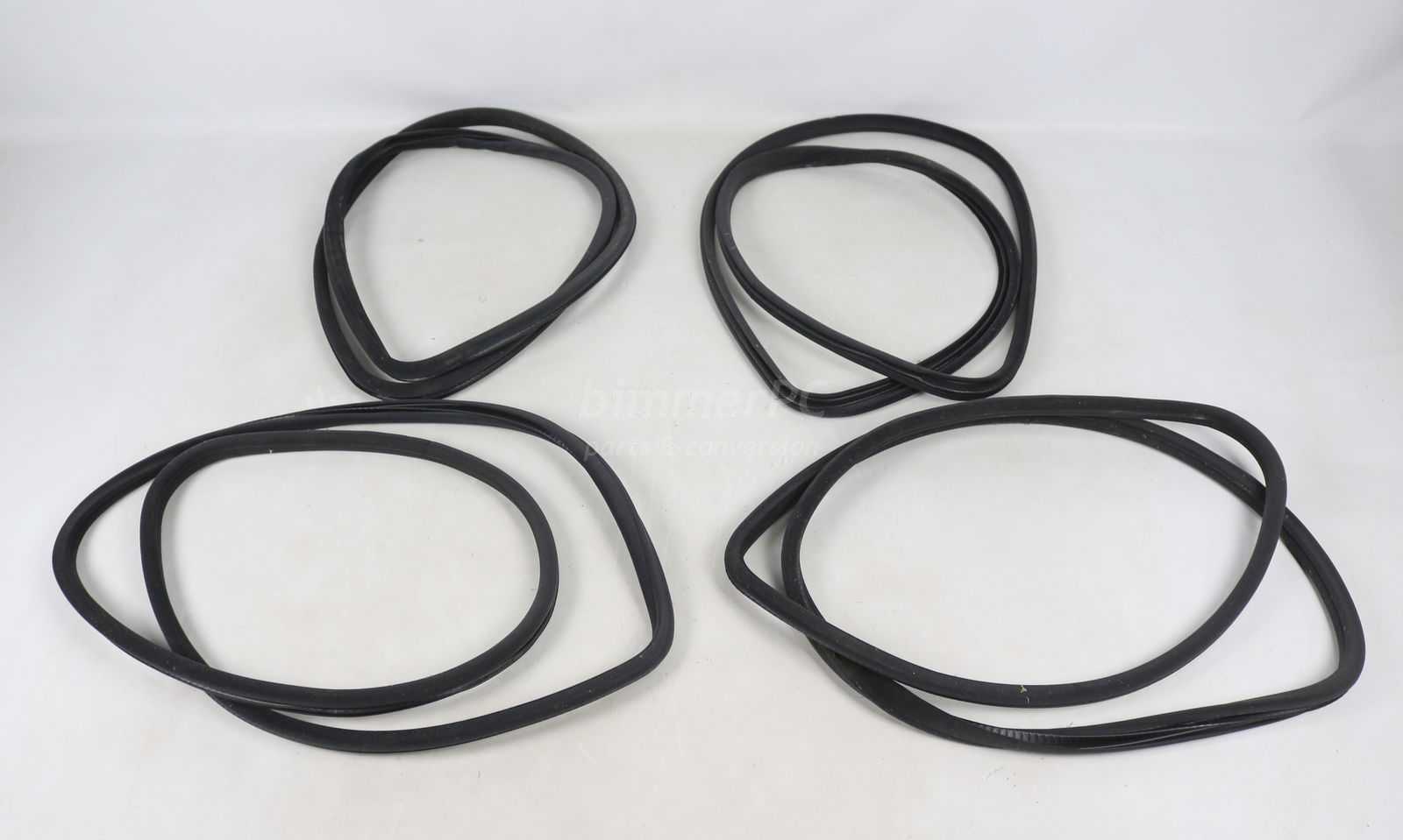 Picture of BMW  Black Door Weather Seals Gaskets Weather Edge Trims E66 for sale