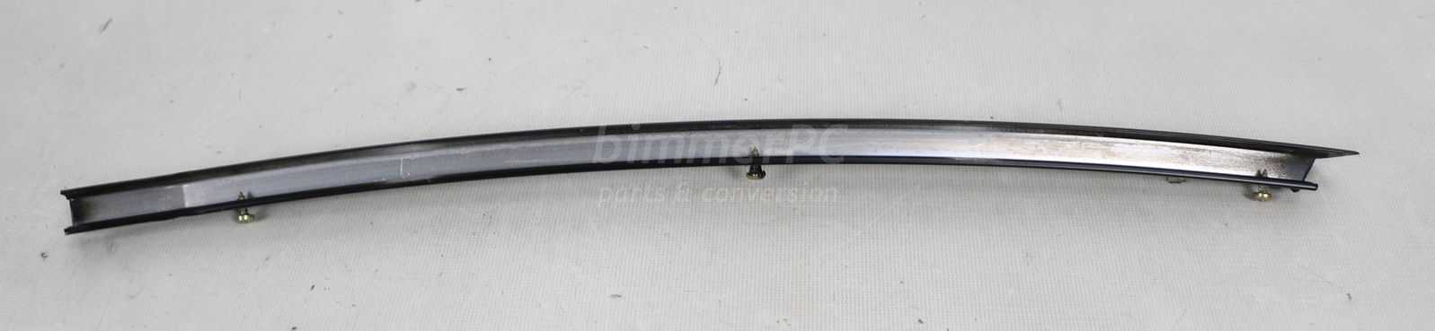 Picture of BMW 51341934296 Rear Right Door Side Quarter Main Glass Divider Exterior Trim Moulding Insert E34 for sale