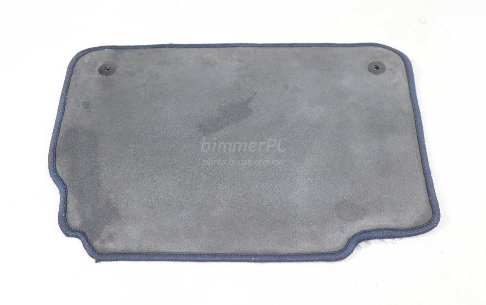 BMW E34 5Series Rear Floor Carpet Mats Ultramarine Blue 19911995 OEM
