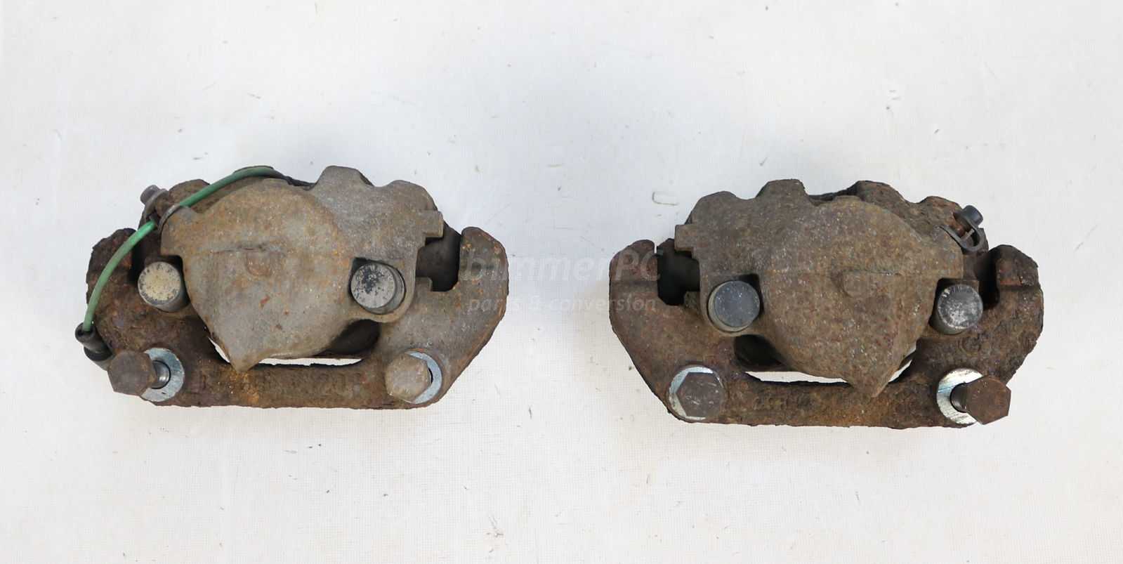 BMW E34 5-Series Front Brakes Calipers Left Right Set 535i 525iT 1989 ...