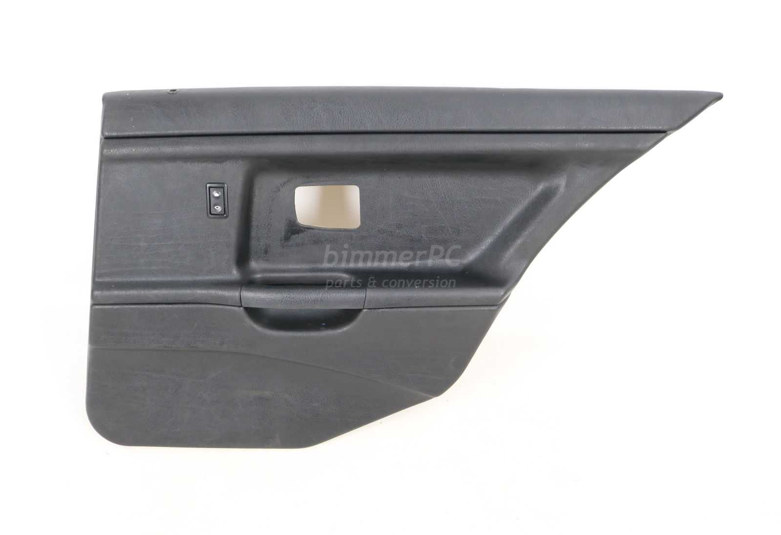 Picture of BMW 51428165684 Black Right Rear Door Panel Trim Card E36 Sedan for sale