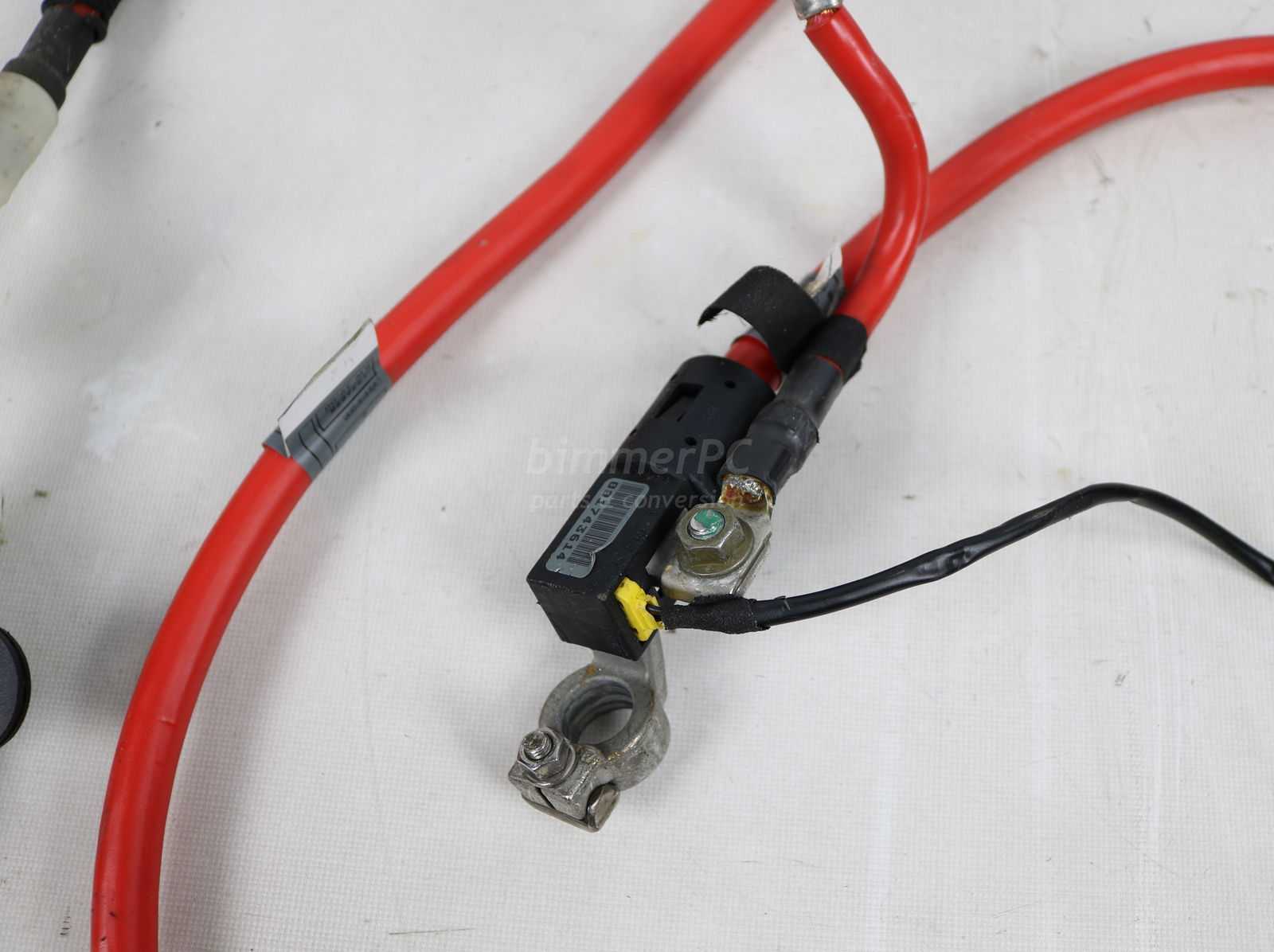 BMW E38 7Series Positive Battery Cable Red Terminal BST Plus Pole 19992001 OEM eBay