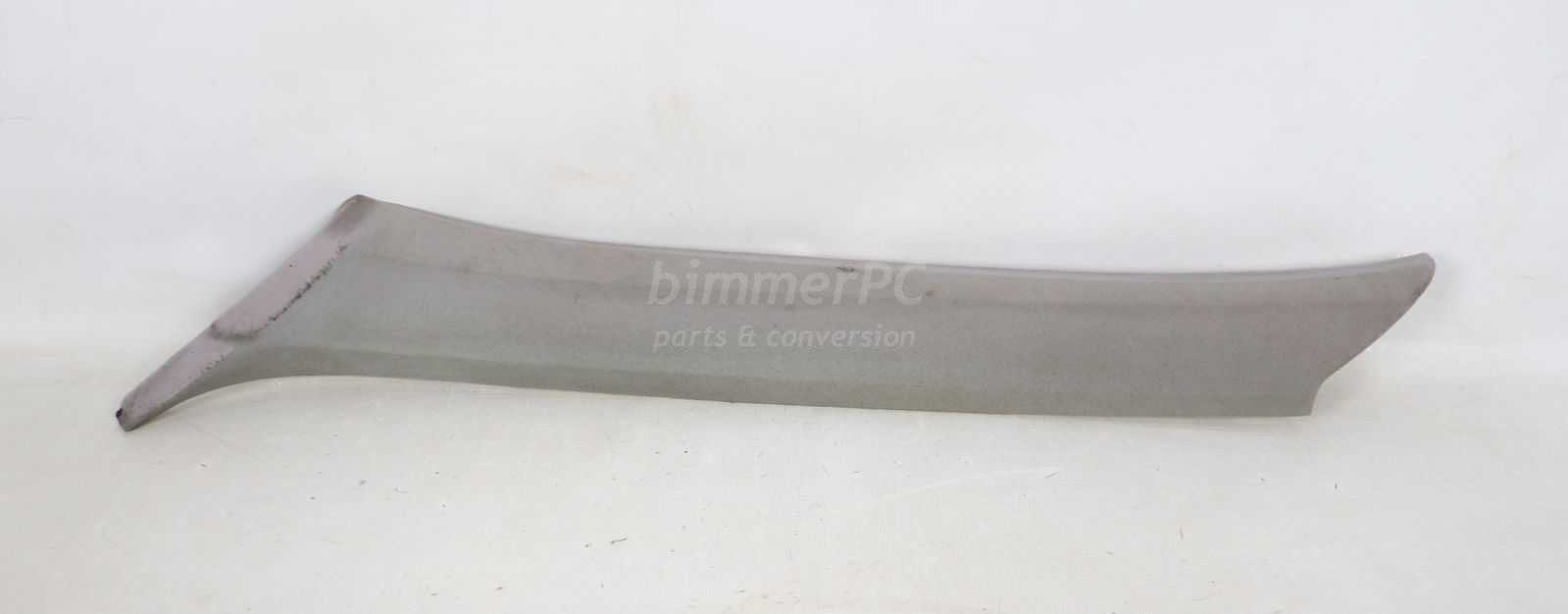 Picture of BMW 51438114583 Left Drivers A Pillar Column Trim Cover Panel Gray E32 Early for sale