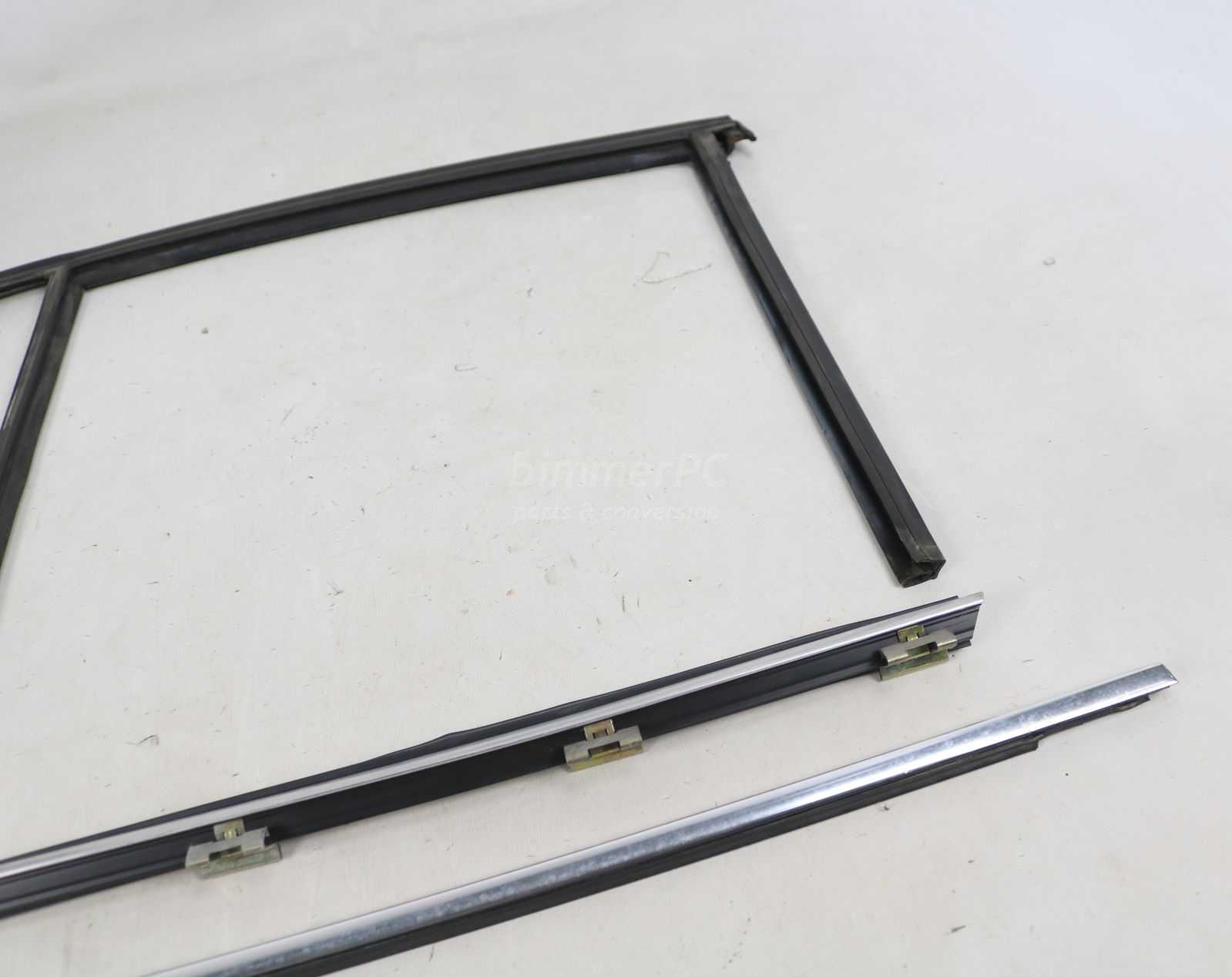 Picture of BMW 51348111204 Rear Right Passengers Door Rubber Glass Guide Weatherstrip Seal Trims SWB E32 for sale