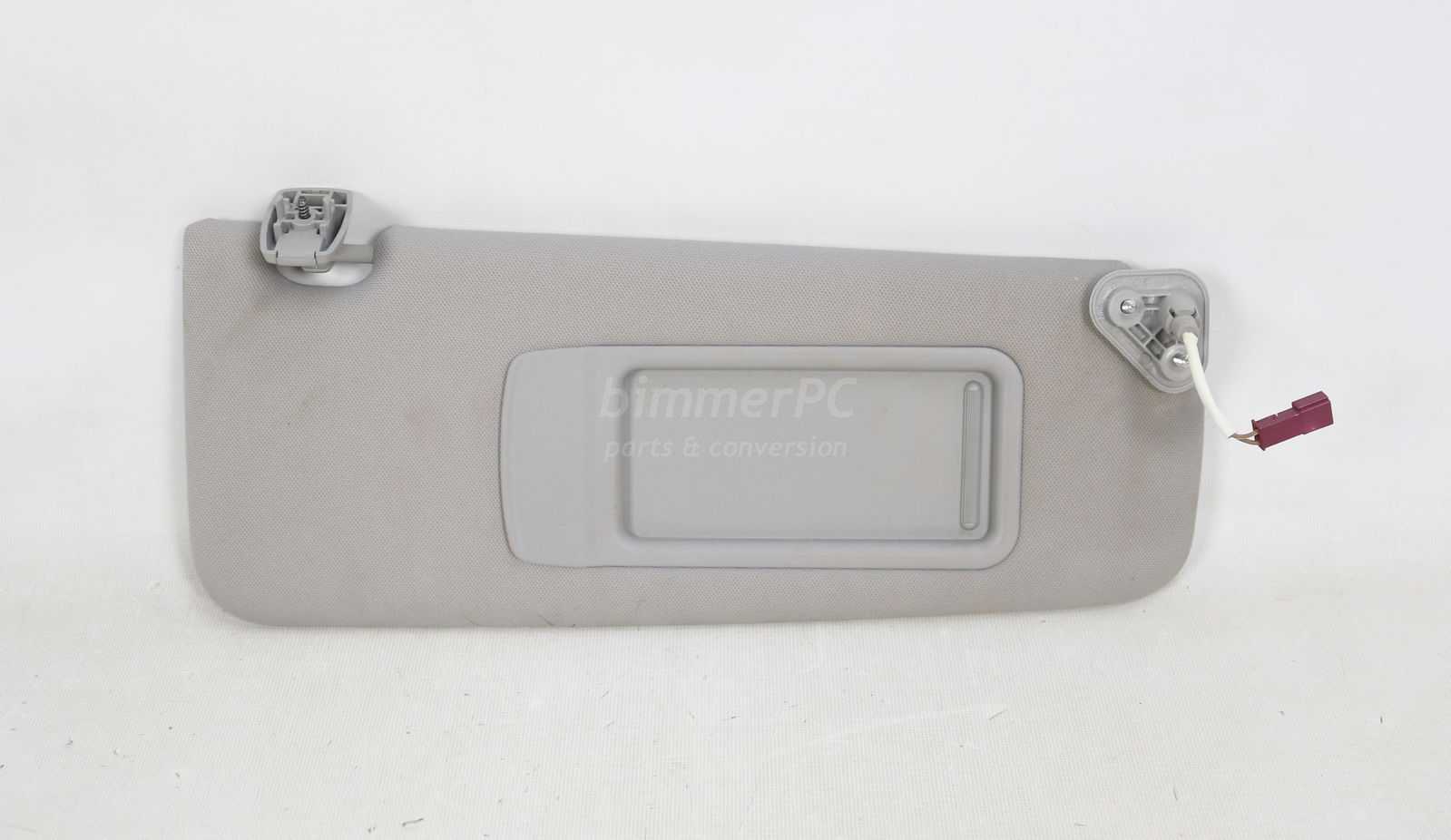Picture of BMW 51166957370 Right Passengers Sun Visor Blind Shade Gray E92 Early for sale