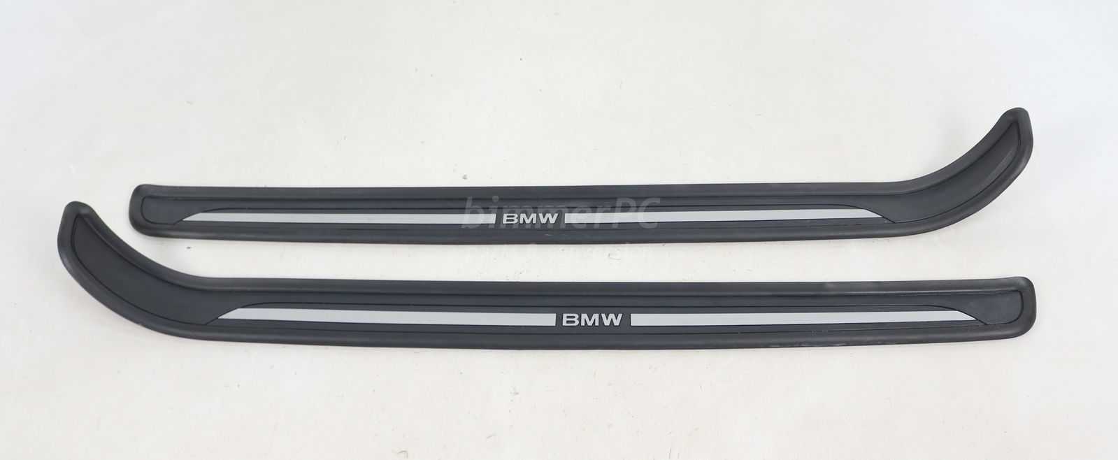 Picture of BMW 51477201965 Front Door Sill Plate Entry Panels Edge Trims Left Right Set E92 E93 for sale