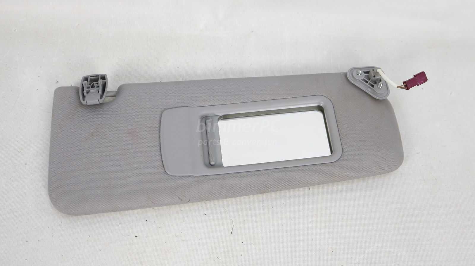 Picture of BMW 51166957370 Right Passengers Sun Visor Blind Shade Gray E92 Early for sale